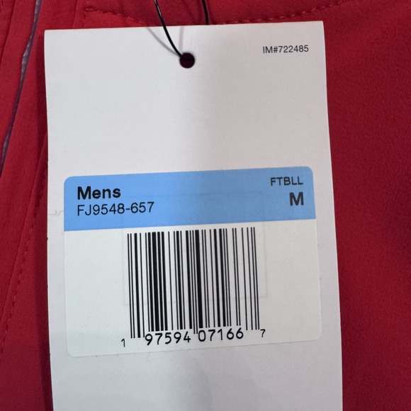 Nike Pullover Jacket Mens‎ Medium Coaches Hooded 1/4 Zip Golf FJ9548-657 Swoosh - Picture 11 of 14